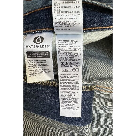 Levi's 469 Sz 40 Shorts Mens Loose Blue Denim 100% Cotton 12” Inseam New NWT - Picture 10 of 11